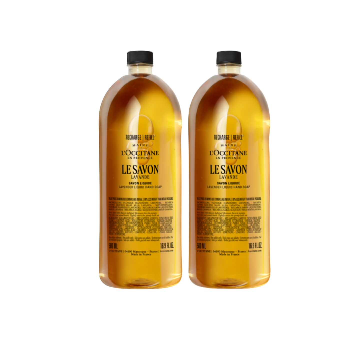 Dúo de Eco-Recargas Jabón Karité Lavanda