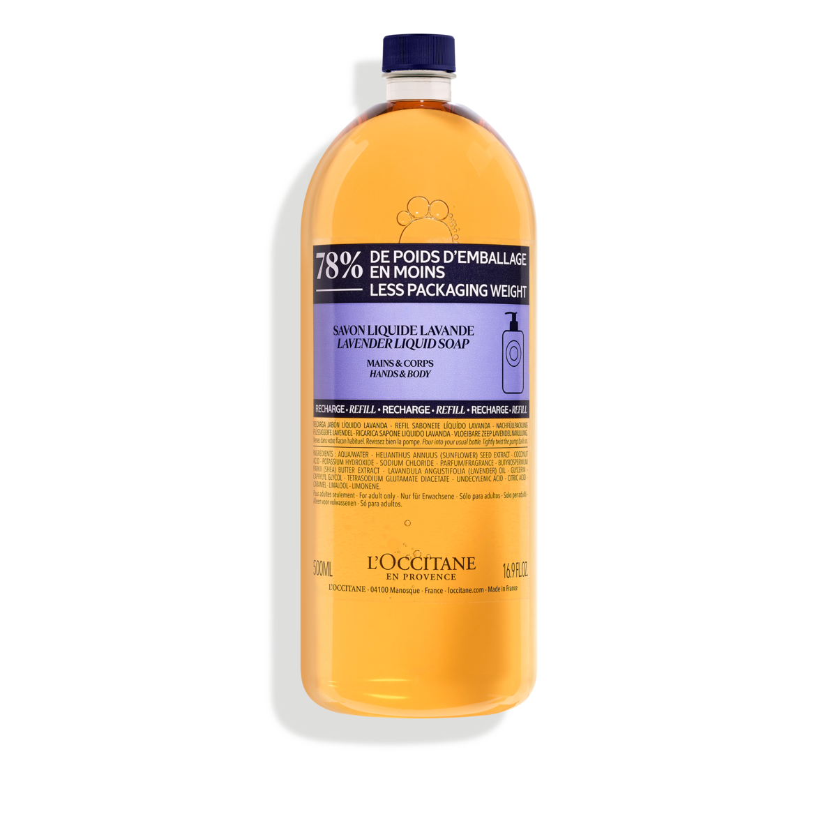Shea Lavender Hands & Body Liquid Soap Refill