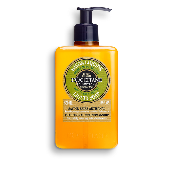 Jabón líquido Karité Verbena, manos y cuerpo 500ml