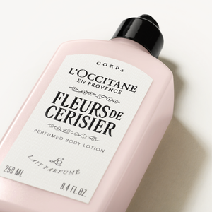 Fleurs de Cerisier perfumed body lotion