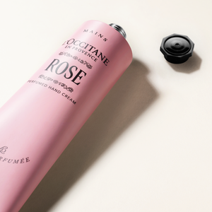 Rose perfumed hand cream