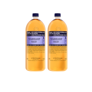 Dúo de Eco-Recargas Jabón Karité Lavanda